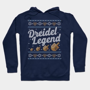 Funny Ugly Hanukkah Sweater, Dreidel Legend Hoodie